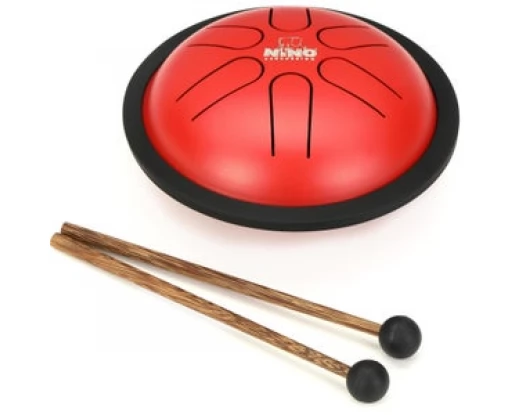 TONGUE DRUM NINO 6" RED\WHITE 