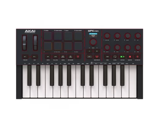 CLAVIATURA MIDI AKAI MPK MINI MK IV BLACK