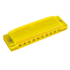 MUZICUTA HOHNER TRANSLUCENT HARP GALBENA DO MAJOR
