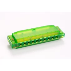 MUZICUTA HOHNER TRANSLUCENT HARP VERDE DO MAJOR