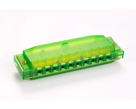 MUZICUTA HOHNER TRANSLUCENT HARP VERDE DO MAJOR