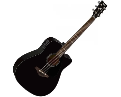 CHITARA ELECTRO-ACUSTICA YAMAHA FGX 800 C NEGRU / BLACK