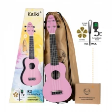 UKULELE SOPRAN SET KEIKI K2-FYD