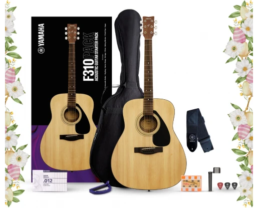 PACHET CHITARA ACUSTICA YAMAHA F310 NATURAL