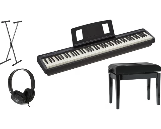SET PIAN DIGITAL ROLAND FP-10 BLACK 
