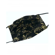 MASCA PROTECTIE - MODEL NEGRU CU AURIU, NUMARUL 34