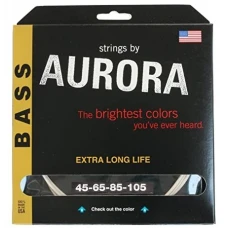 Corzi chitara bass - Aurora 45-135, White - 5 Corzi