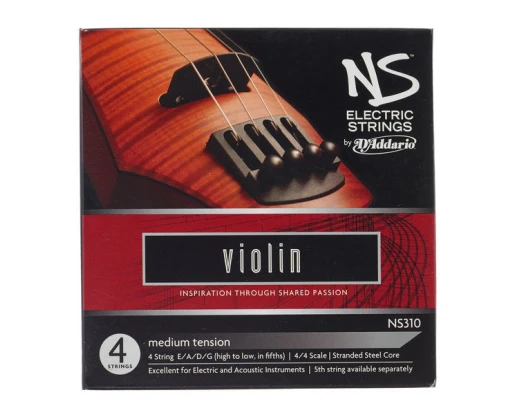 Corzi vioara electrica D'addario -  NS310