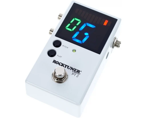 ROCKTUNER PEDALA TUNER PT 2 WHITE