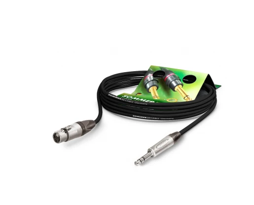 SOMMER CABLU MICROFON SGN5-0250-SW XLR MAMA-JACK 2,5M
