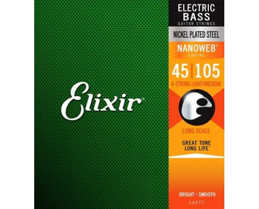 CORZI CHITARA BASS ELECTRIC ELIXIR 14077 NANOWEB
