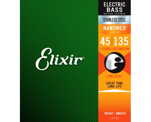 CORZI CHITARA BASS ELECTRIC ELIXIR 14782 NANOWEB - 5 CORZI