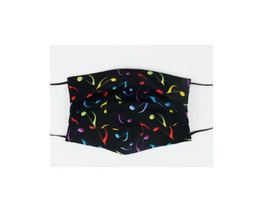 MASCA PROTECTIE - MODEL NOTE MUZICALE MULTICOLORE, NUMARUL 1